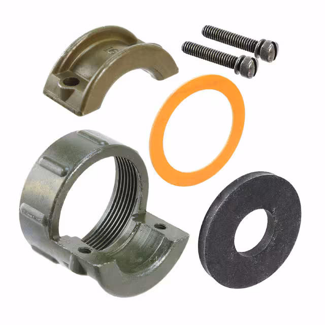 97-3057-16 Amphenol Industrial Operations  Carcasas traseras y abrazaderas de cables